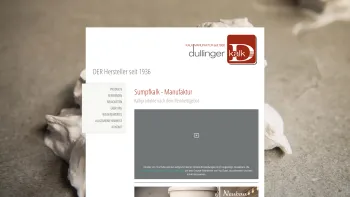 Website Screenshot: Dullinger Ges.m.b.H - Sumpfkalk-Manufaktur seit 1936 & Kalkprodukte - Dullinger Kalk GmbH - Date: 2023-06-23 12:04:31