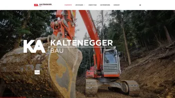 Website Screenshot: kaltenegger-bau - Kaltenegger Bau GmbH - Date: 2023-06-23 12:04:31