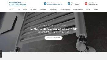 Website Screenshot: *** Installateur Kandelsdorfer 24 Stunden Service*** - Heizung und Sanitär: Ihr Fachmann in 1200 Wien - Date: 2023-06-23 12:04:34