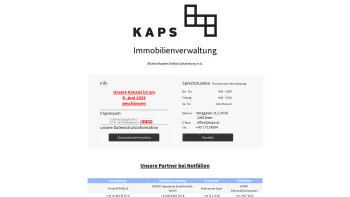 Website Screenshot: Immobilienverwaltung Margarete Kaps Alleininhaber Stefan www.immobilien.net Österreichs größte Immobilienplattform - Home - Date: 2023-06-23 12:04:37