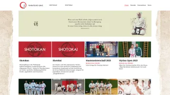 Website Screenshot: Karate-Do Graz - KARATE-DO GRAZ Shotokan und Shotokai / Graz, Steiermark, Kata, Kumite - Home - Date: 2023-06-23 12:04:37