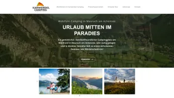 Website Screenshot: bei Karwendel-Camp Pertisau am Achensee - Wohlfühlen im Karwendel Camping - Karwendel Camping // Maurach am Achensee - Date: 2023-06-23 12:04:40