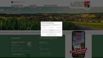 Website Screenshot: Katsdorf Gemeinde Region Gusental Regional Regionales Information System Gemeinde Gemeinden - Katsdorf - GEM2GO WEB - Startseite - Date: 2023-06-23 12:04:40