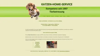 Website Screenshot: Katzen-Home-Service Christine Muhrer - Tierbetreuung, Haustierbetreuung, Heimtierbetreuung in Graz - Katzenhomeservice - Date: 2023-06-14 10:41:06