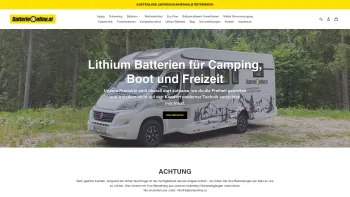 Website Screenshot: Kauf und Spar HandelsgesmbH - Lithium Batterien für Camping, Boot und Freizeit – batterieonline - Date: 2023-06-23 12:04:43