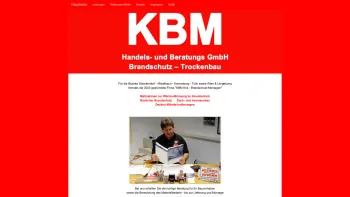 Website Screenshot: Thomas Hier entsteht die - KBM Handels- und Beratungs GmbH - Date: 2023-06-14 10:41:07