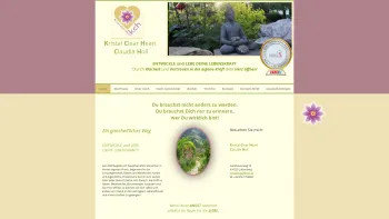 Website Screenshot: Kinesiologie Claudia Holl - Home/Kristal Clear Heart/Oberösterreich - Date: 2023-06-23 12:04:43