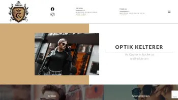 Website Screenshot: Optik Kelterer - Ihr Optiker in Stockerau und Hollabrunn - Kelterer GmbH & Co KG - Date: 2023-06-14 10:41:07
