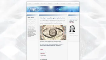 Website Screenshot: Kepler Institut - Kepler Institut für Astrologie - Ausbildung und Seminare - Date: 2023-06-23 12:04:43