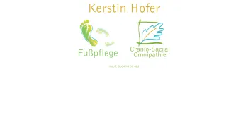 Website Screenshot: Kerstin Hofer - Kerstin Hofer - Date: 2023-06-14 10:41:09