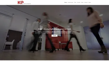 Website Screenshot: Mag. Dr. Erwin Unger - K&E Wirtschaftstreuhand GmbH: Home - Date: 2023-06-23 12:04:46