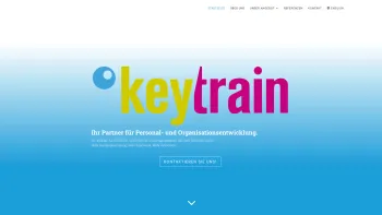 Website Screenshot: keytrain international Unternehmens und Personalberatung - keytrain I Personal- und Organisationsentwicklung - Date: 2023-06-14 10:41:09