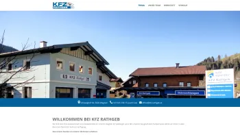Website Screenshot: KFZ-Rathgeb - KFZ Rathgeb | Autowerkstatt in Wagrain, Salzburg - Date: 2023-06-23 12:04:46
