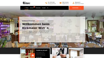 Website Screenshot: Gasthaus Kickmaier - Gasthaus Kickmaier - Date: 2023-06-14 10:41:09
