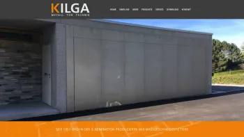 Website Screenshot: Kilga Metall Tor Technik - Home - Kilga Metall- u. Torbau GmbH - Date: 2023-06-23 12:04:49