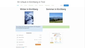 Website Screenshot: Reisebüro Kirchberg - Urlaub in Kirchberg in Tirol - Date: 2023-06-23 12:04:54