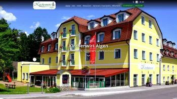Website Screenshot: Gasthof Pension Kirchenwirt*** - Hotel und Restaurant Kirchenwirt Aigen - wir machen Ihre Träume wahr - Date: 2023-06-15 16:02:34