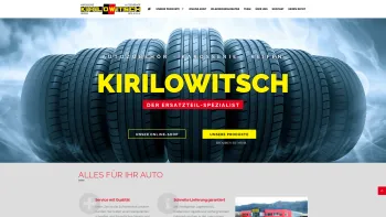 Website Screenshot: Autozubehör Kirilowitsch GesmbH & Co KG - Kirilowitsch Ges.m.b.H. | Autozubehör - Karosserie - Reifen - Date: 2023-06-15 16:02:34