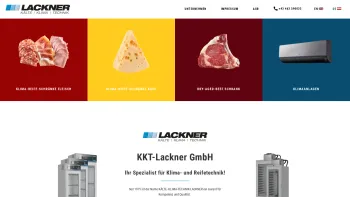Website Screenshot: Kälte Klima Technik Lackner GmbH - Startseite - KKT Lackner - Date: 2023-06-23 12:04:57