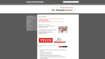 Website Screenshot: Klasse Fensterstudio GmbH - Startseite - Date: 2023-06-14 16:36:44