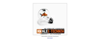 Website Screenshot: Klee Licht- und Tontechnik - KLEE E-TECHNIK - Date: 2023-06-23 12:04:59