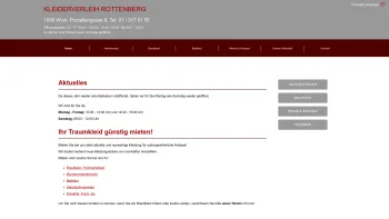 Website Screenshot: Kleiderverleih Rottenberg - Kleiderverleih Rottenberg - Date: 2023-06-14 10:37:29