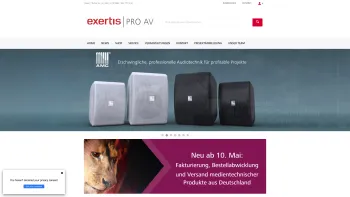 Website Screenshot: Kleinhappl Electronic GmbH - Home | Exertis PRO AV - Date: 2023-06-14 10:41:12