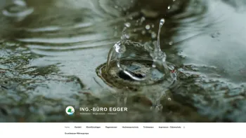 Website Screenshot: Technisches Büro Egger Kleinkläranlagen Pflanzenkläranlagen - Trinkwasser - Regenwasser - Abwasser › Ing.-Büro EGGER - Date: 2023-06-23 12:05:00