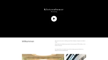 Website Screenshot: Tischlerei Kletzenbauer GmbH Co kletzenbauer - Kletzenbauer – einrichten seit 1964 - Date: 2023-06-23 12:05:00