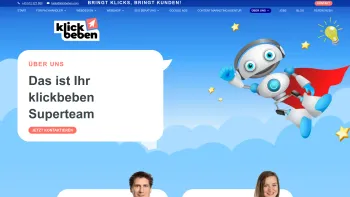 Website Screenshot: klickbeben Innsbruck by Diwosch GmbH - Über uns – Das ist Ihr klickbeben Team - Date: 2023-06-15 16:02:34