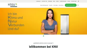 Website Screenshot: KNV Energietechnik GmbH - Wärmepumpen und effiziente Energiesysteme von KNV - Date: 2023-06-23 12:05:06