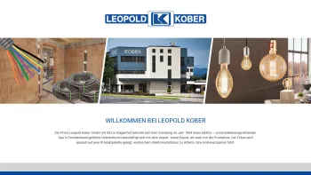 Website Screenshot: Leopold Kober GmbH - Kober GmbH - Date: 2023-06-14 10:41:15