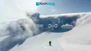 Website Screenshot: Koch alpin Gmbh outdoor distribution colltex contour Haftfelle, Tubbs Schneeschuhe - Kochalpin – Aus dem Herz der Alpen, auf die Berge der Welt. - Date: 2023-06-15 16:02:34