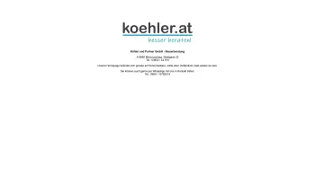 Website Screenshot: Köhler & Partner KEG - Köhler & Partner GmbH - Steuerberatung - Date: 2023-06-23 12:05:06