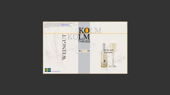 Website Screenshot: Weingut Kolm - .: Weingut Kolm :. - Date: 2023-06-23 12:05:09
