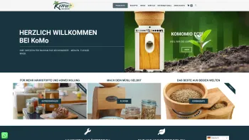 Website Screenshot: KoMo Getreidemühlen, Koidl KG - KoMo Getreidemühlen kaufen direkt vom Hersteller - Date: 2023-06-15 16:02:34