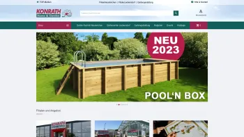 Website Screenshot: Heinz Peter Konrath Gartenfachmarkt Garten Pflanzen - Konrath: Seit 1966 Ihr Partner für Garten und Technik - Date: 2023-06-15 16:02:34