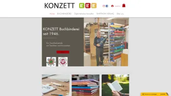 Website Screenshot: Buchbinderei Konzett - KONZETT Buchbinderei - die Nr. 1 in Österreich - Date: 2023-06-23 12:05:11