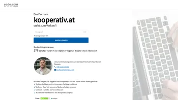 Website Screenshot: Büro Kooperativ - kooperativ.at steht zum Verkauf - Sedo GmbH - Date: 2023-06-23 12:05:11