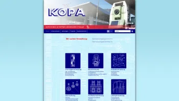 Website Screenshot: Geodäsie Geometer Ingenieurkonsulent Kataster KOPA Korschineck Lageplan Laserscan measure messen Nivellier Photogrammetrie Plan Re - KOPA - Vermessung - Date: 2023-06-23 12:05:14