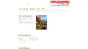Website Screenshot: Kopffleischexpress - Kopffleischexpress: Home - Date: 2023-06-14 10:41:18