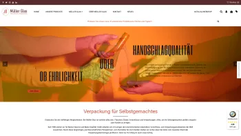 Website Screenshot: cbm cork barrique more - Müller Glas - Verpackung für Selbstgemachtes - Date: 2023-06-23 12:05:14