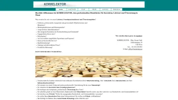 Website Screenshot: KORRELEKTOR  Übersetzungsbüro und Lektorat - Lektorat, Fremdsprachenkorrektur und Übersetzung in Wien – KORRELEKTOR - www.korrelektor.at - Date: 2023-06-23 12:05:14