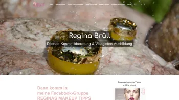 Website Screenshot: Regina Brüll, Dèesse Kosmetik aus der Schweiz - Regina Brüll – Déesse-Kosmetikberatung und Visagistin - Date: 2023-06-23 12:05:14
