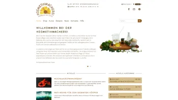 Website Screenshot: Kosmetikmacherei - Kosmetikmacherei | Home - Date: 2023-06-23 12:05:14