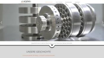 Website Screenshot: KOZAR GMBH Technik in Präzision - Kozar GMBH - Technik in Präzision - Date: 2023-06-15 16:02:34