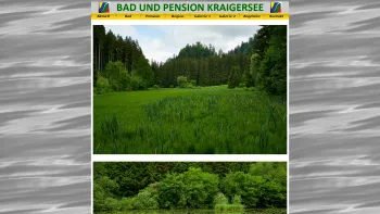 Website Screenshot: Pension Kraiger Kraigersee - Aktuell - Date: 2023-06-23 12:05:17