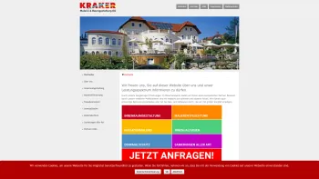 Website Screenshot: Malerei und Raumgestaltung Kraker - Startseite - Date: 2023-06-23 12:05:16