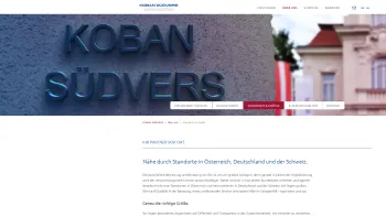 Website Screenshot: Krauss Versicherungsmanagement GmbH - Standorte & Größe – KOBAN SÜDVERS - Date: 2023-06-15 16:02:34
