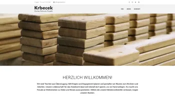 Website Screenshot: Gerhard Krbecek - Wir sind Tischler aus Überzeugung - krbecek - Date: 2023-06-23 12:05:20